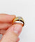 Bague 57.5 Bague jonc dôme en or 18k et diamant taille ancienne 1,10 carat 58 Facettes A06531
