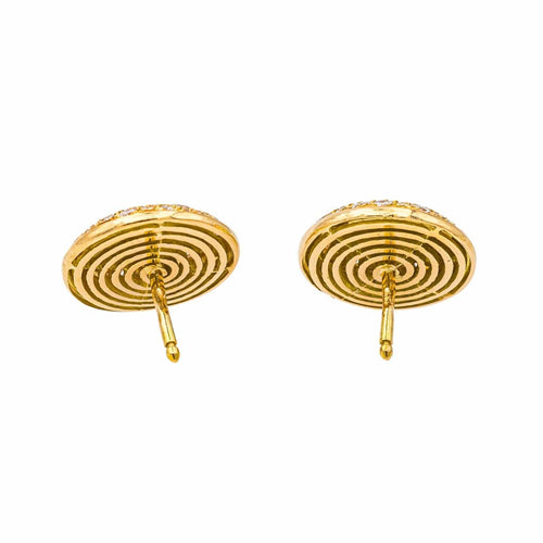 Boucles d'oreilles Boucles d'oreilles Puces Or jaune Diamant 58 Facettes 4145115CN