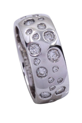 Bague 51 BAGUE MODERNE DIAMANTS 58 Facettes 086891