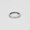 Bague 51 Bague en Or blanc 18k 58 Facettes CEC03553