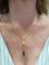Pendentif PENDENTIF MODERNE PERLE ET TOURMALINE 58 Facettes 087861