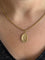 Pendentif Augis - Médaille d'Amour en or jaune et rubis 58 Facettes