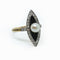 Bague 55 Bague Marquise or jaune, onyx, diamants 58 Facettes