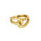 Bague 51,5 Bague en or jaune ciselée 58 Facettes LAN1450X3