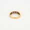 Bague 52 Bague en or jaune et grenats 58 Facettes THI0382