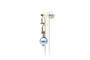 Boucles d'oreilles Boucles d'oreilles Art Nouveau en or blanc 18 carats serties de perles et de diamants 58 Facettes 22756