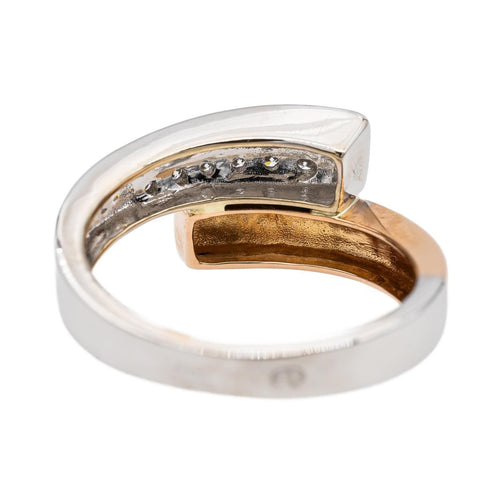 Bague 52 Bague Or blanc, Or rose Diamant 58 Facettes 2729081CN