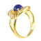 Bague 47 Bague de luxe vintage CARTIER avec saphir et diamants 58 Facettes 17342-0256
