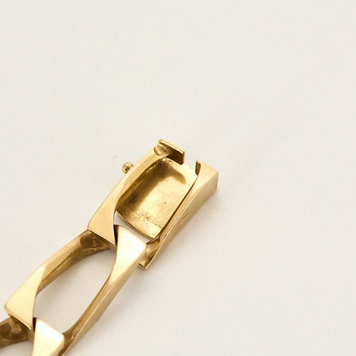 Bracelet Bracelet gourmette en or jaune 58 Facettes NAR0582