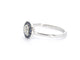 Bague 54 Bague en or blanc avec diamants et saphirs 58 Facettes 2314