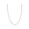 Collier Chaîne or blanc maille forçat 47 cm 58 Facettes 149059924