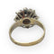 Bague 53 Bague marguerite en or blanc 750 avec pierres blanches serties 58 Facettes 149065085