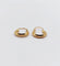 Boucles d'oreilles Mini créoles style Art Déco or rose finement travaillées 58 Facettes A06269