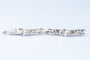 Boutons de manchette Boutons de manchette diamant en or blanc 18 carats 58 Facettes BM-77-90