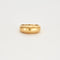 Bague 57 Bague or jaune bombée 58 Facettes LP243