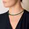 Collier Collier perles d'Émeraudes et or jaune 58 Facettes B240754