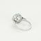 Bague 51 Bague Solitaire en or blanc et aigue-marine 58 Facettes ALB1856