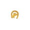 Boutons de manchette Boutons de manchettes or jaune 58 Facettes FON1758