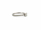 Bague 53 Cartier - Solitaire en platine et diamants 58 Facettes