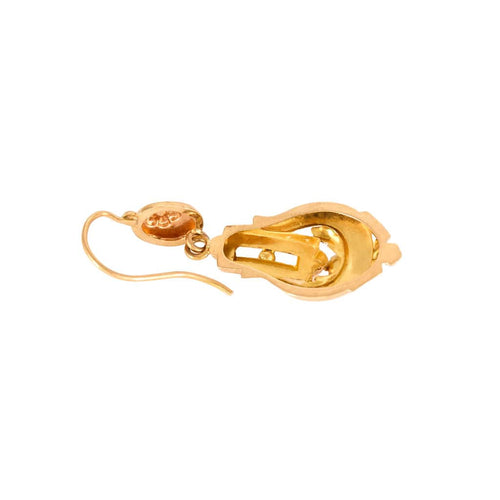 Pendentif Pendants d'oreille, époque Napoléon III 58 Facettes