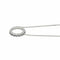 Collier Collier Pendentif  Or blanc Diamant 58 Facettes 4116423CN
