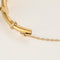 Bracelet Bracelet en or rose à motif de bambou 58 Facettes LAN1507
