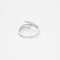 Bague 54.5 Bague or blanc diamants 58 Facettes LP1019