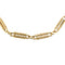 Collier Sautoir en or jaune à maille batonnés tressés 58 Facettes ALB1518