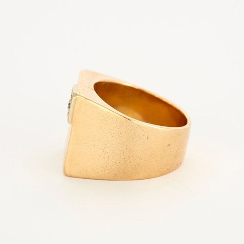 Bague Chevalière Lueur D'Espoir 58 Facettes LP682