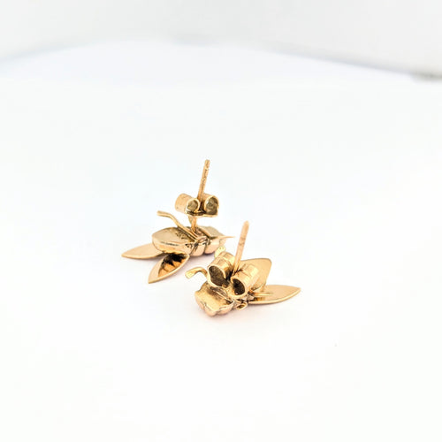 Boucles d'oreilles Boucles d'oreilles animalier en or jaune 58 Facettes 30099