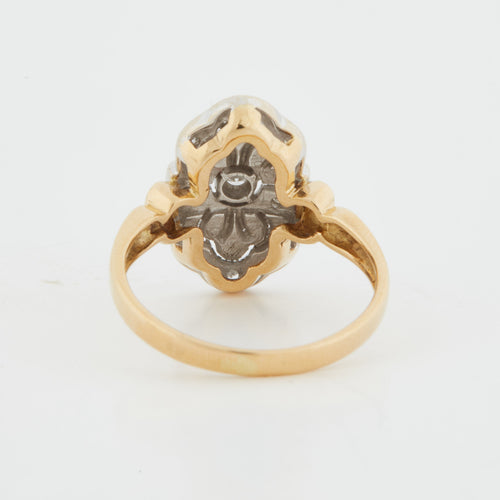 Bague 53 Bague Deux Ors - Diamants 58 Facettes RÉF 11011/19