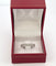 Bague 51 Demi alliance or blanc diamants 58 Facettes