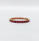 Bague 50 Alliance américaine or rubis ronds (circa 1950) 58 Facettes A05473