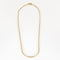 Collier Chaîne en or jaune composée d'une maille ronde 58 Facettes MON0853