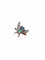 Bague 60 Bague "Abeille en vol" - Emeraude, saphir et diamants 58 Facettes