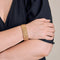 Bracelet Bracelet ruban souple en or jaune , maille polonaise 58 Facettes NAR0136