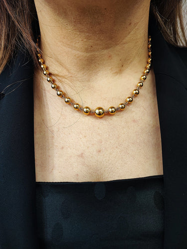 Collier Collier marseillais boules, or jaune 58 Facettes Coll.Boul-1399.2