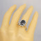 Bague 52 Bague en or saphir et diamants 58 Facettes