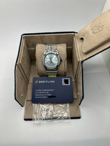Montre Breitling - Chronomat Super Chronomat Automatique Acier Ensemble Complet 58 Facettes