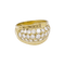 Bague 60 Bague or jaune, diamants. 58 Facettes 34449