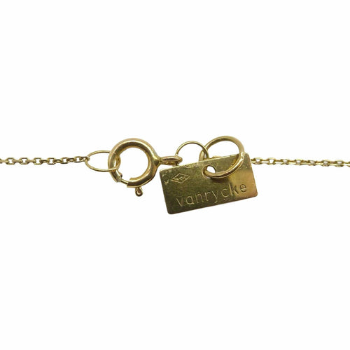 Collier Collier Vanrycke pendentif initiale abécédaire 58 Facettes 00045201