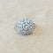Bague 51 Bague Marguerite en platine et diamants 58 Facettes