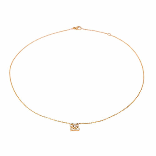 Collier De Beers Collier  Lotus enchanté Or rose Diamant 58 Facettes 4643545CN