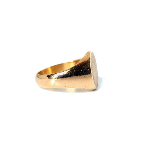 Bague 47.5 Chevalière de petit doigt en or jaune 58 Facettes 167