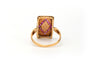 Bague 50 Bague en or jaune sertie de rubis et de perles 58 Facettes 22204