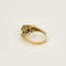 Bague Solitaire en or jaune, or blanc et diamant