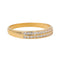 Bague 52 Bague Demi alliance Or jaune Diamant 58 Facettes 4098640RV