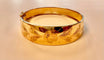Bracelet Bracelet jonc or 18k motifs fleurs 58 Facettes