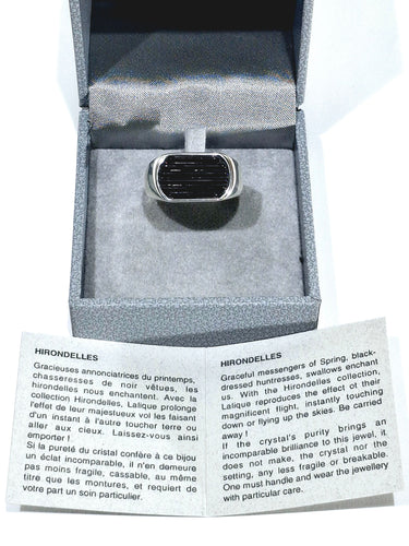 Bague 59 Lalique - Bague L'Homme Alpha 58 Facettes