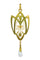 Pendentif Coup de fouet romantique : pendentif Art nouveau avec diamants, saphir et perle rare 58 Facettes 24292-0258